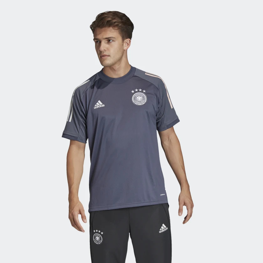 Grijs Duitsland training shirt EK 2020