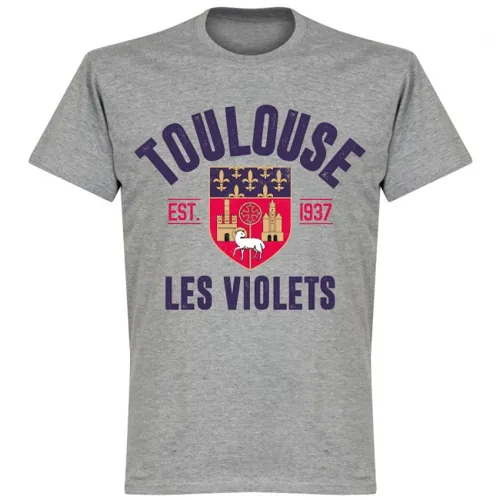 Toulouse fan t-shirt EST 1937 - Grijs