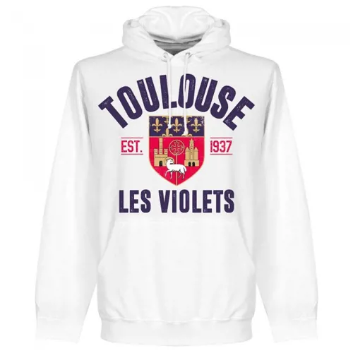 Toulouse hoodie EST 1937 - Wit