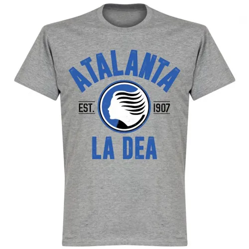 Atalanta Bergamo t-shirt EST 1907 - Grijs