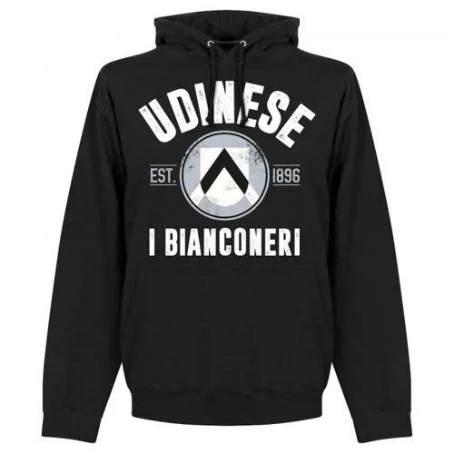 Udinese Calcio hoodie EST 1896 - Zwart