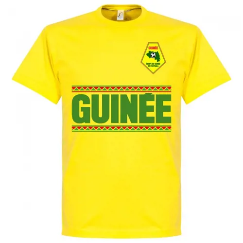 Guinea team t-shirt - Geel