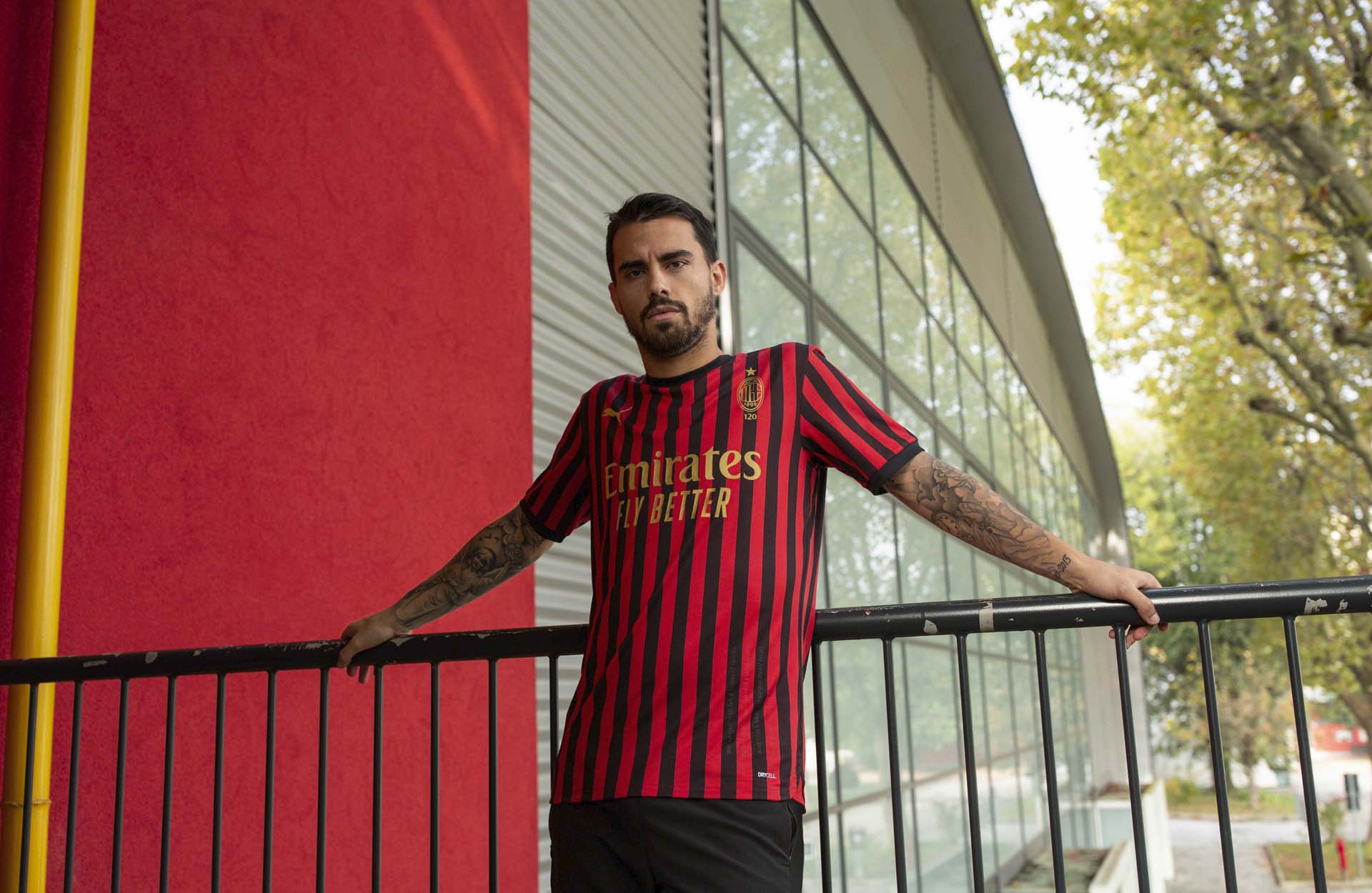 AC Milan voetbalshirt 120 jarig bestaan