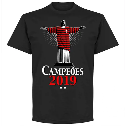 Flamengo Cristo Redentor T-Shirt - Zwart 