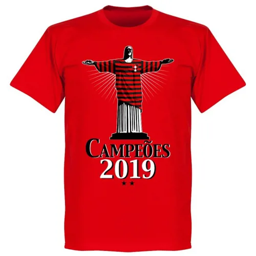 Flamengo Cristo Redentor T-Shirt - Rood