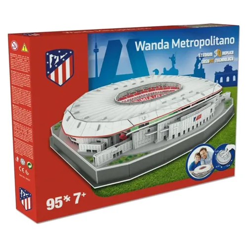 Atletico Madrid Wanda Metropolitano 3D Stadion Puzzel