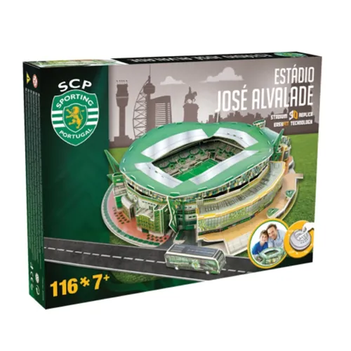 Verplicht ironie kruipen Sporting Lissabon Stadion 3D Puzzel - Voetbalshirts.com