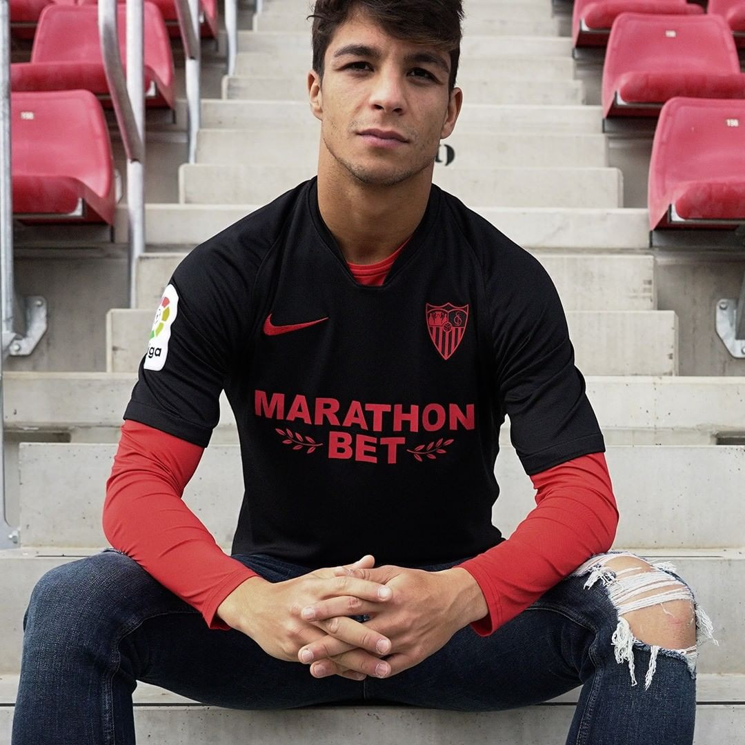 Zwart Sevilla voetbalshirt 2019-2020