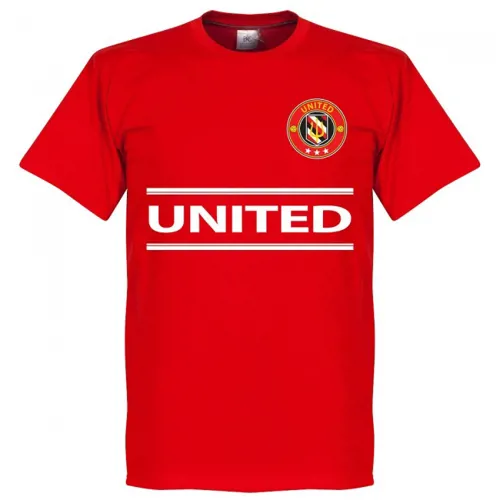 Manchester United Team T-Shirt - Rood