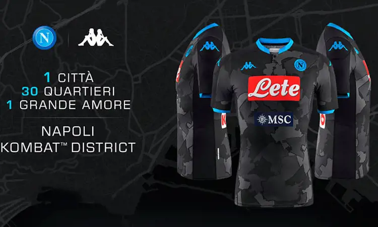 Napoli District 4e voetbalshirt 2019-2020