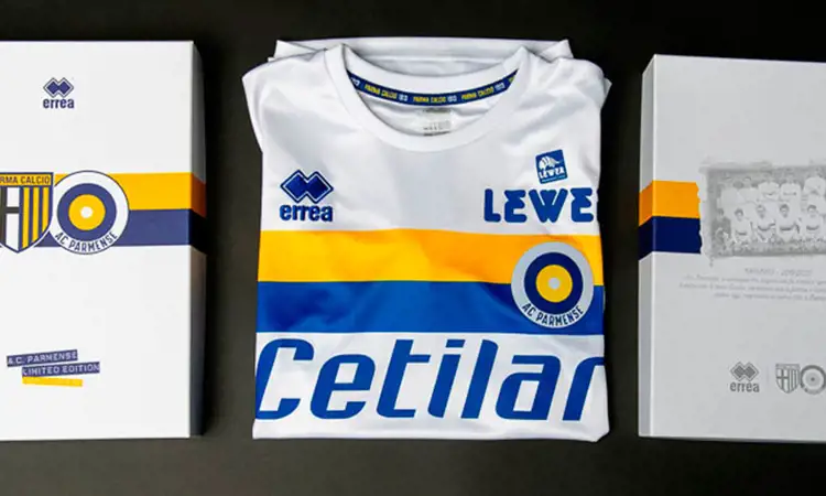 Parma Calcio AC Parmense voetbalshirt 1970-2020