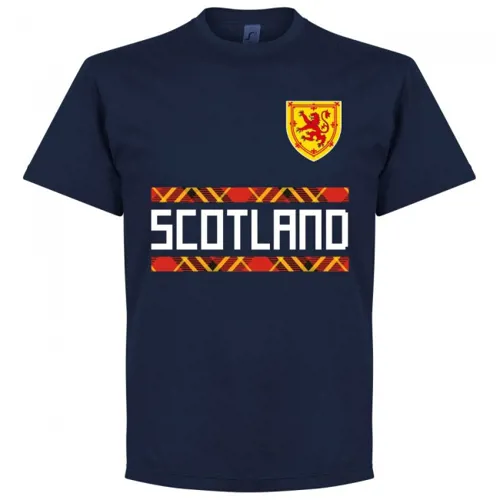 Schotland Team T-Shirt - Marine Blauw