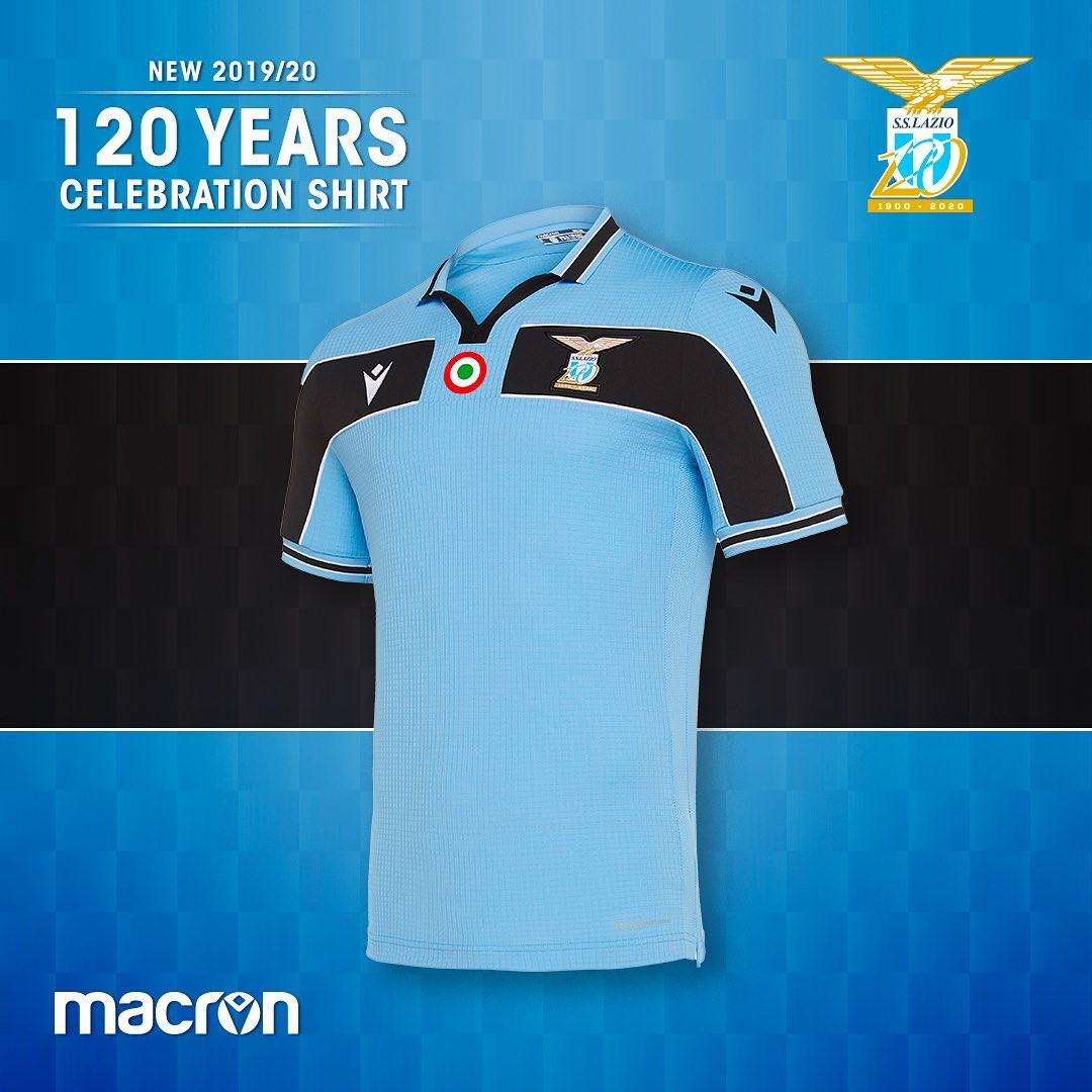 Lazio Roma voetbalshirt 120 jaar