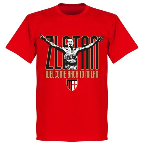AC Milan Welcome Back Zlatan T-Shirt
