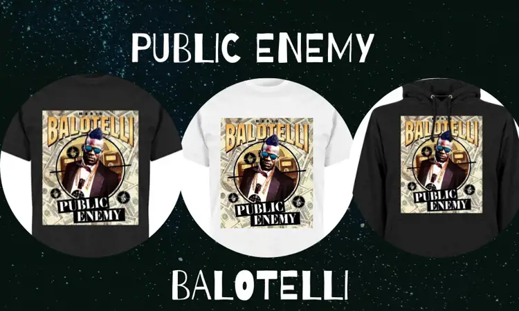 Retake lanceert gave Balotelli Public Enemy t-shirts en trui