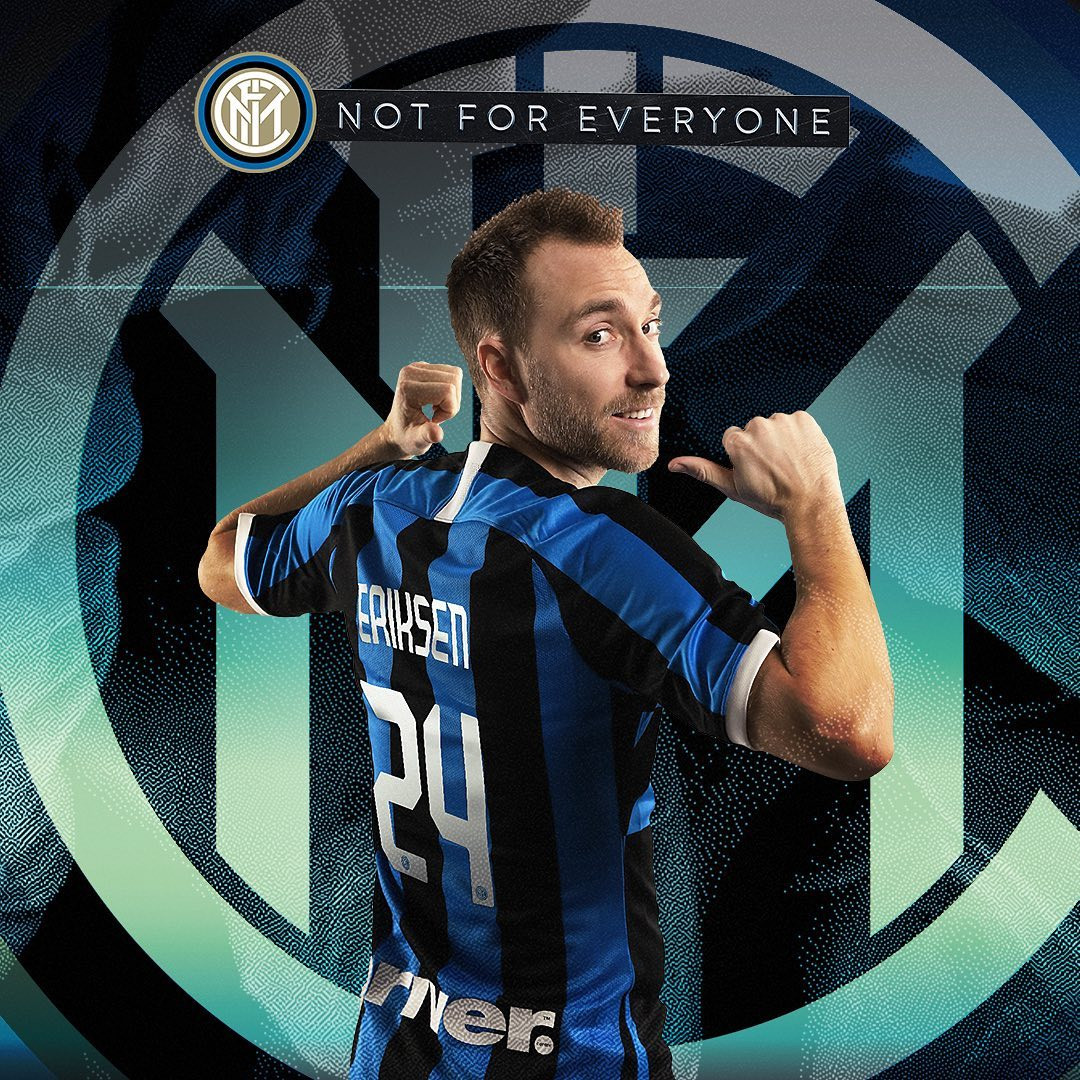 Inter Milan voetbalshirt Eriksen