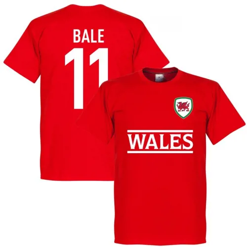Wales Gareth Bale Team T-Shirt - Rood