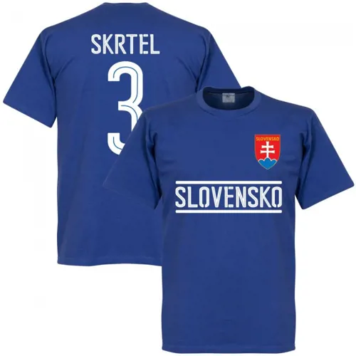 Slowakije Team T-Shirt Skrtel - Blauw