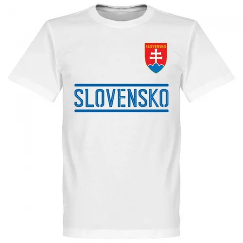 Slowakije Team T-Shirt - Wit