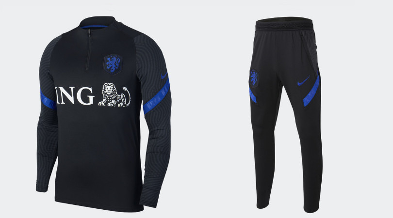 nog een keer blauwe vinvis Onbekwaamheid Het Nederlands Elftal trainingspak - Voetbalshirts.com