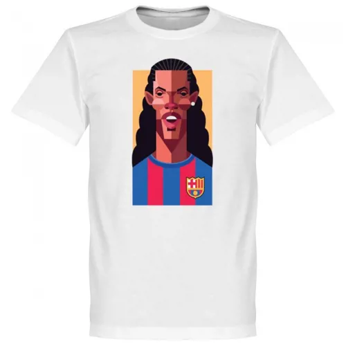 Ronaldinho Playmaker T-Shirt - Wit