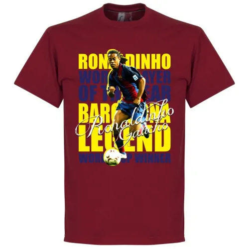 Ronaldinho Legend T-Shirt - Rood