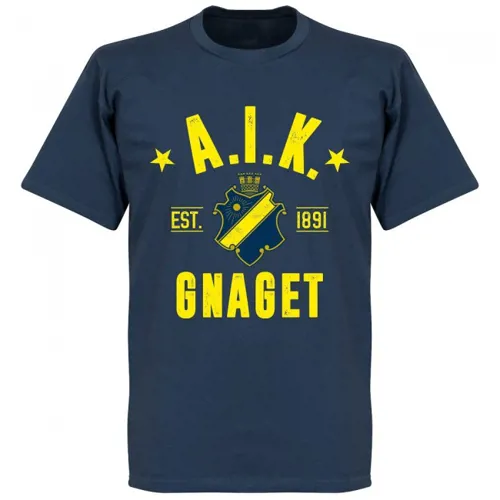 AIK Stockholm EST 1891 T-Shirt - Navy