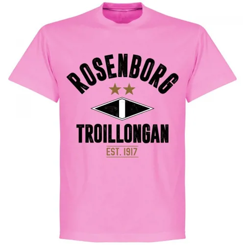 Rosenborg BK Fan T-Shirt EST 1917 - Roze