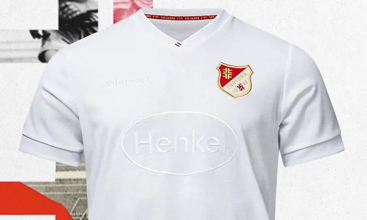 Fortuna Düsseldorf voetbalshirt 125 jarig bestaan