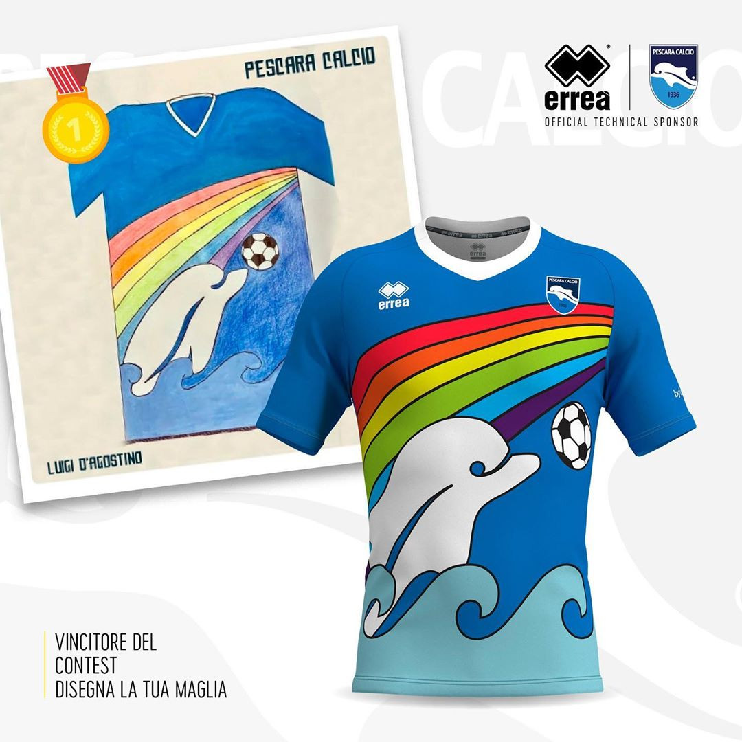 Special edition Pescara voetbalshirt 2020
