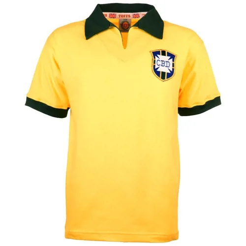 Brazilië retro voetbalshirt 1958