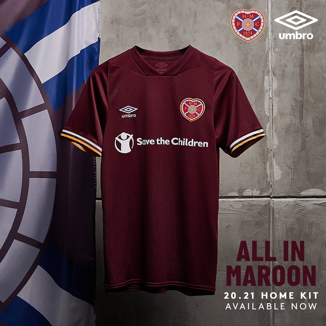 Hearts thuisshirt 2020-2021