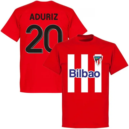 Athletic Bilbao Team T-Shirt Aduriz - Rood