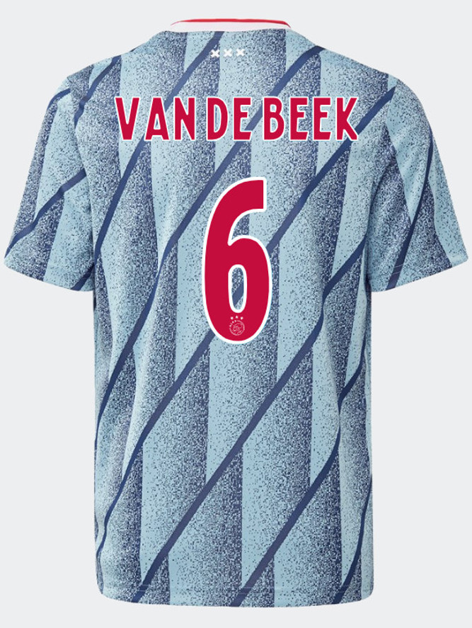 vaccinatie Kantine Onbevreesd Officiële bedrukking Ajax uitshirt 2020-2021 - Voetbalshirts.com