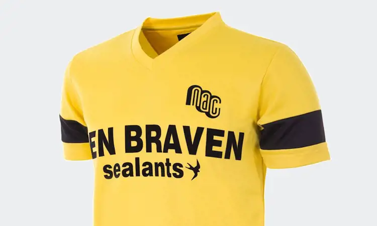 COPA lanceert twee NAC Breda jaren '80 retro voetbalshirts