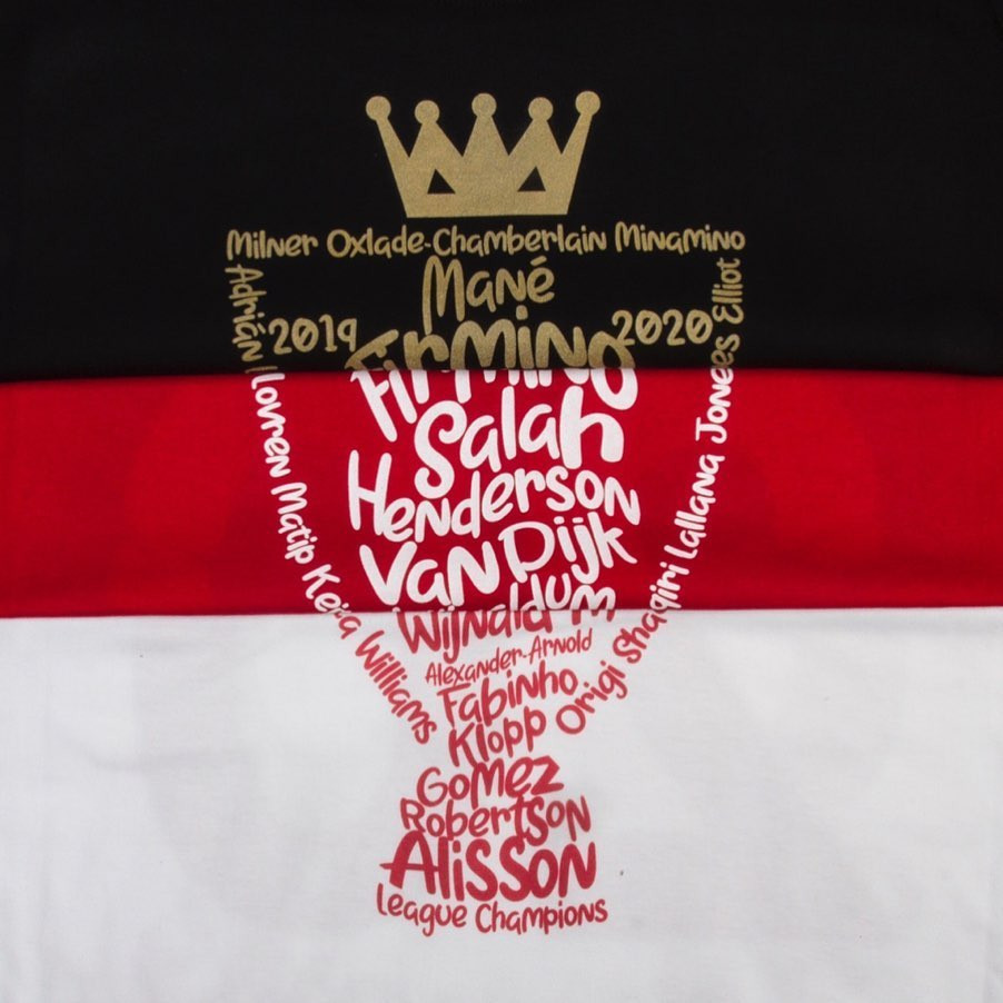 Liverpool kampioens t-shirts