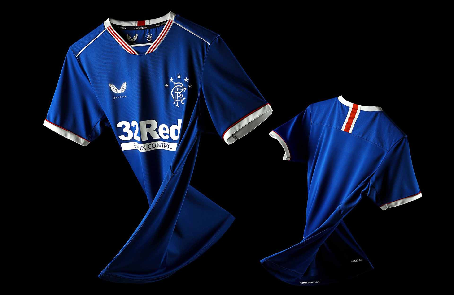 Rangers FC thuisshirt 2020-2021