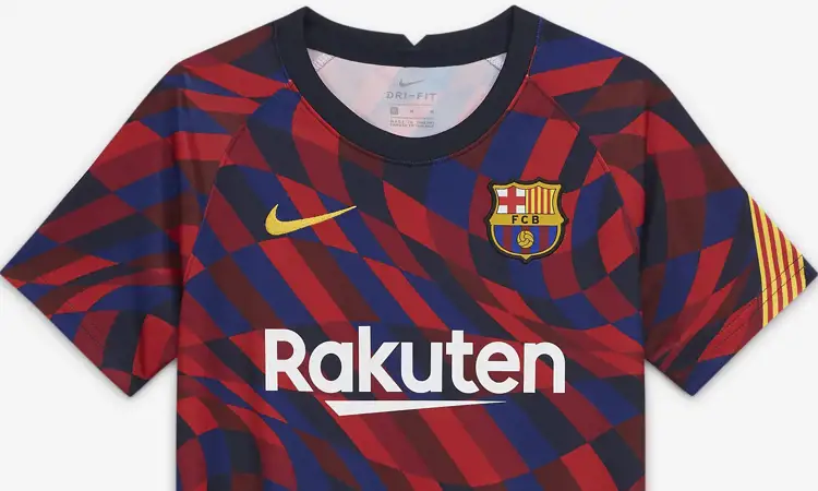 Barcelona warming-up shirt 2020-2021