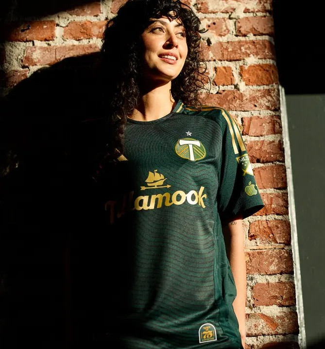 Portland Timbers thuisshirt 2025-2026 ode aan 50 jarig bestaan
