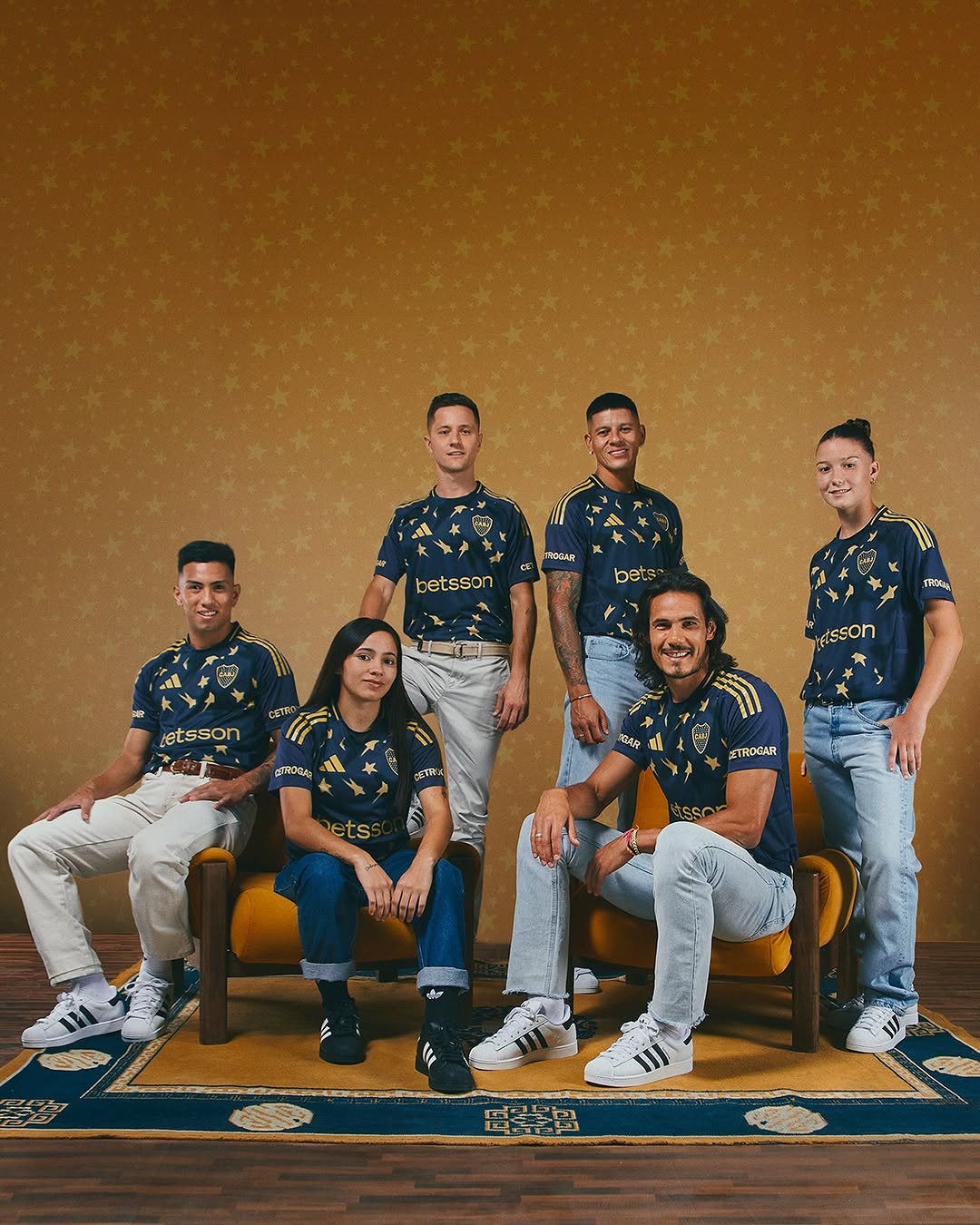 Boca Juniors 3e shirt 2025-2026 vol van sterren! 