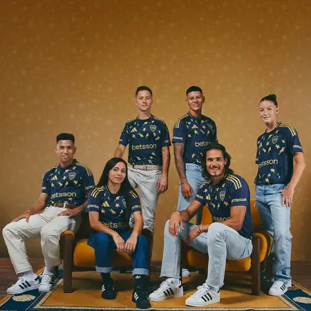 Boca Juniors 3e shirt 2025-2026 vol van sterren!