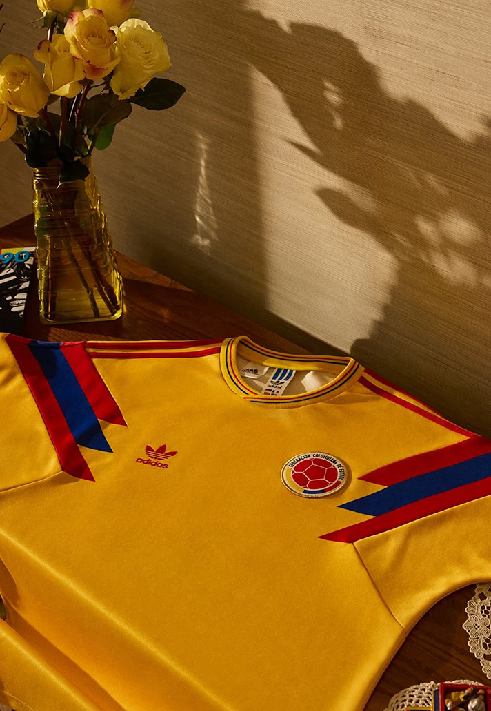 adidas lanceert remake voetbalshirts Argentinië, Mexico, Colombia en Chili