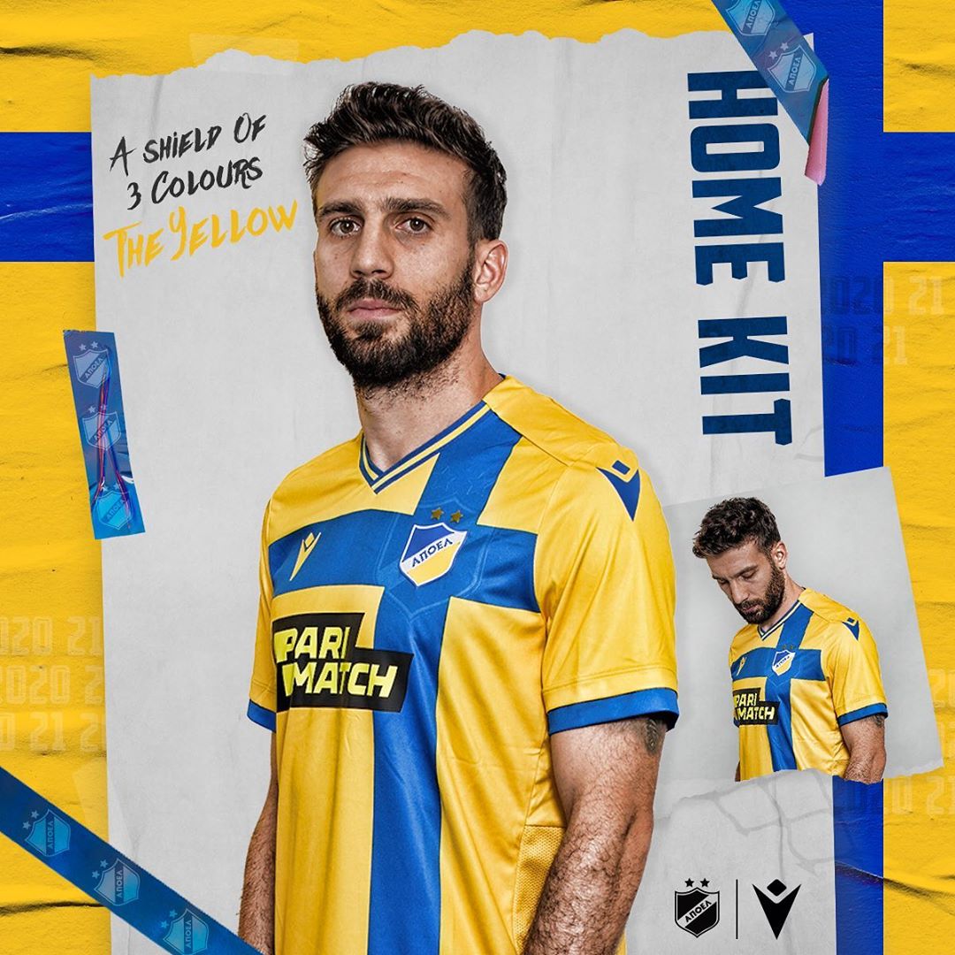 Apoel Nicosia thuisshirt 2020-2021