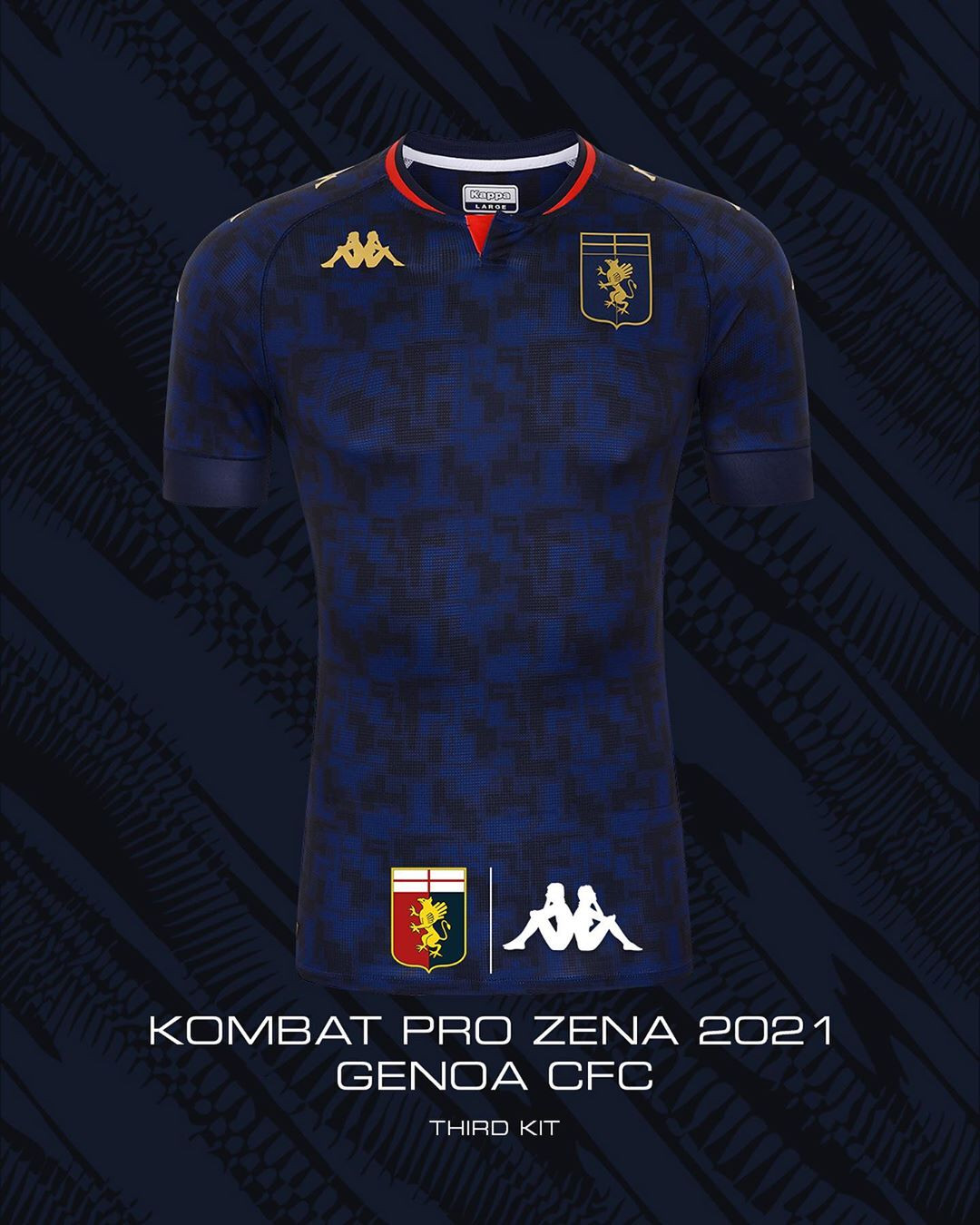 Genoa 3e voetbalshirt 2020-2021