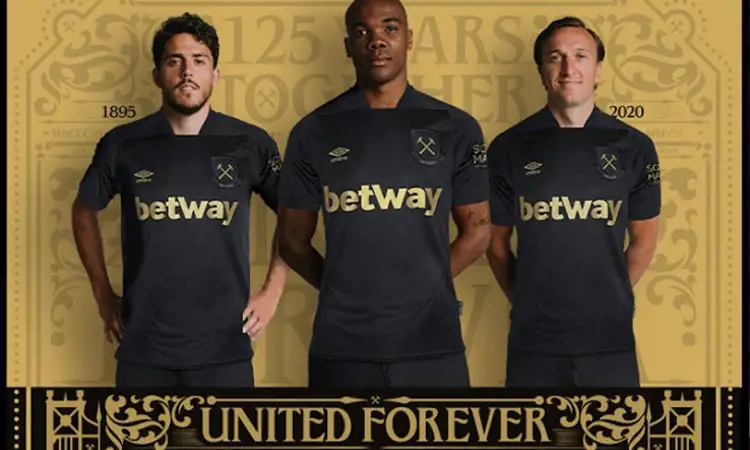 West Ham United derde wedstrijdshirt 2020-2021