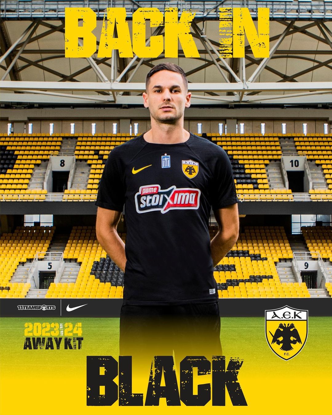 AEK Athene voetbalshirts 2023-2024