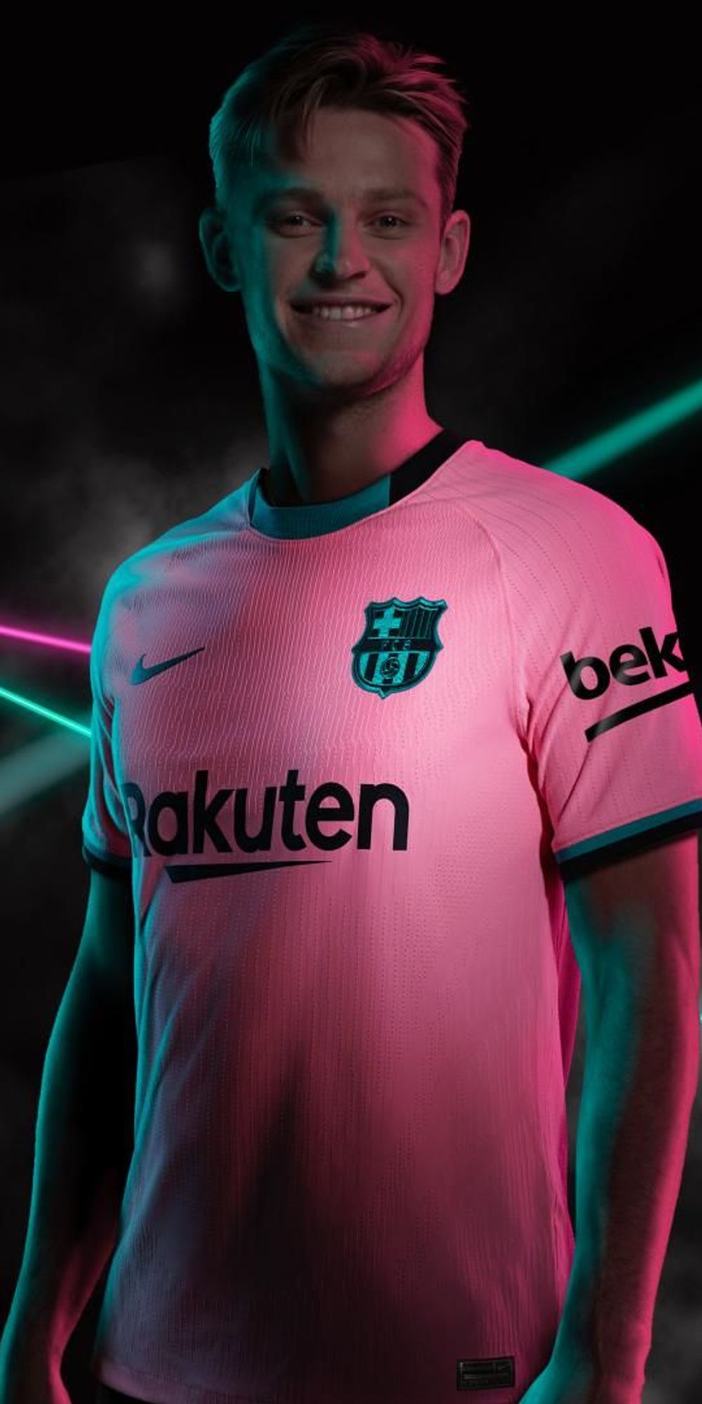 Roze Barcelona uitshirt 2020-2021