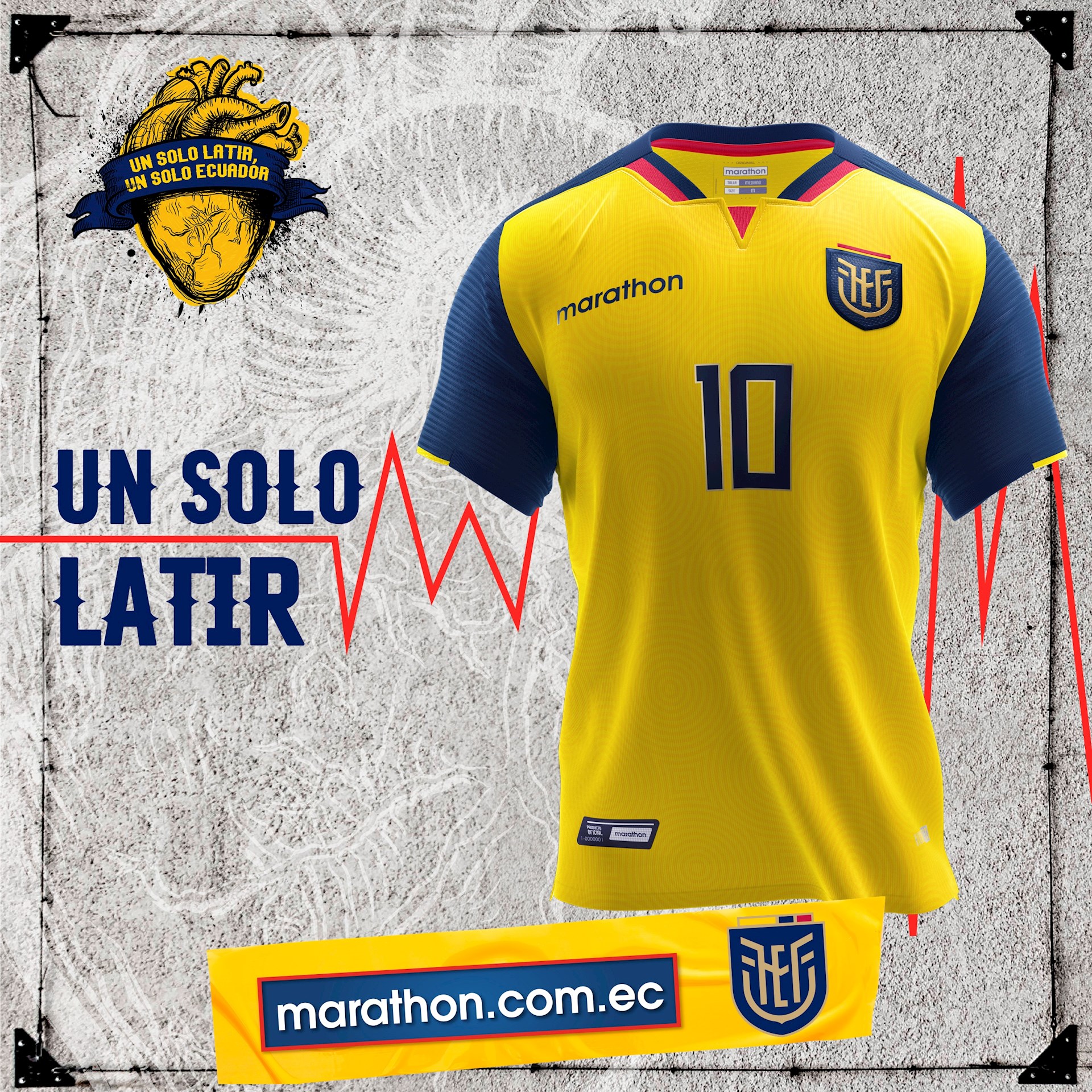 Ecuador thuisshirt 2020-2021