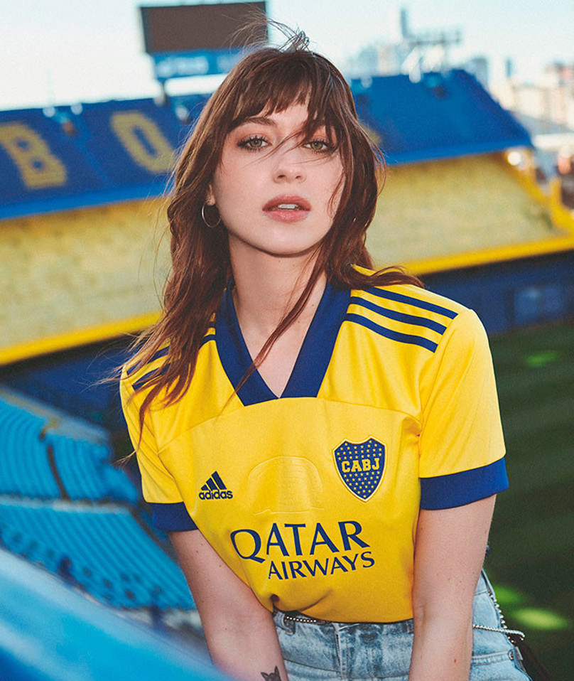 Geel Boca Juniors uitshirt 2020-2021