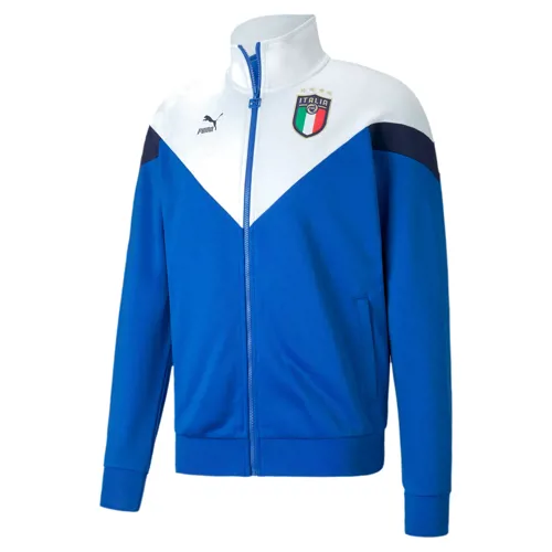 Italië Icon MSC trainingsjack 2020-2021 - Wit/Blauw